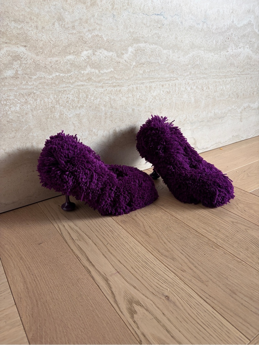 Loewe Shaggy Carpet Heels
